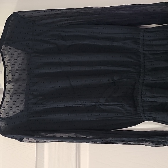 Free People Daliah Drop Waist Dress Deep Jade sz Med - Picture 8 of 10